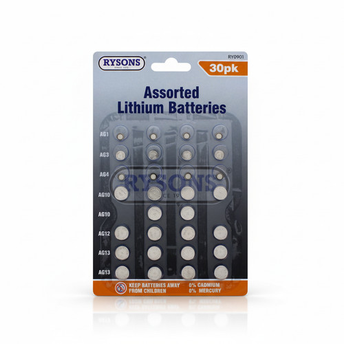 30x assorted button cell - 30x, watch