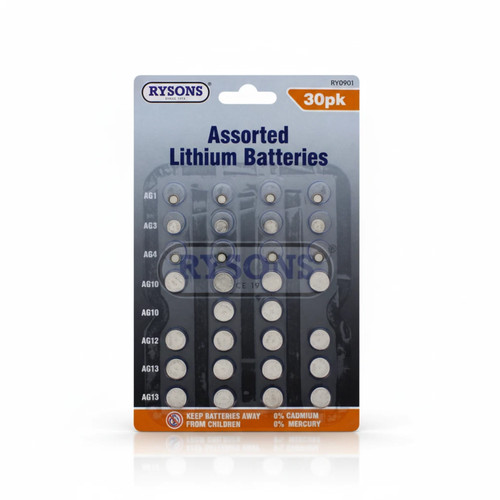 Assorted mixed alkaline - assorted,