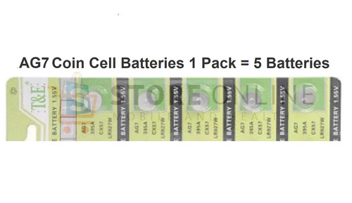 Ag7 coin cell watch battery - coin,