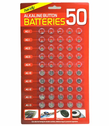 New assorted button cell - new,