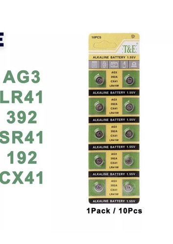 10x lr41 192 - 192, alkaline
